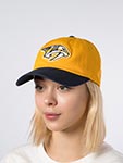 Бейсболка AMERICAN NEEDLE арт. 40742B-NAP Nashville Predators Blue Line NHL (желтый / темно-синий)
